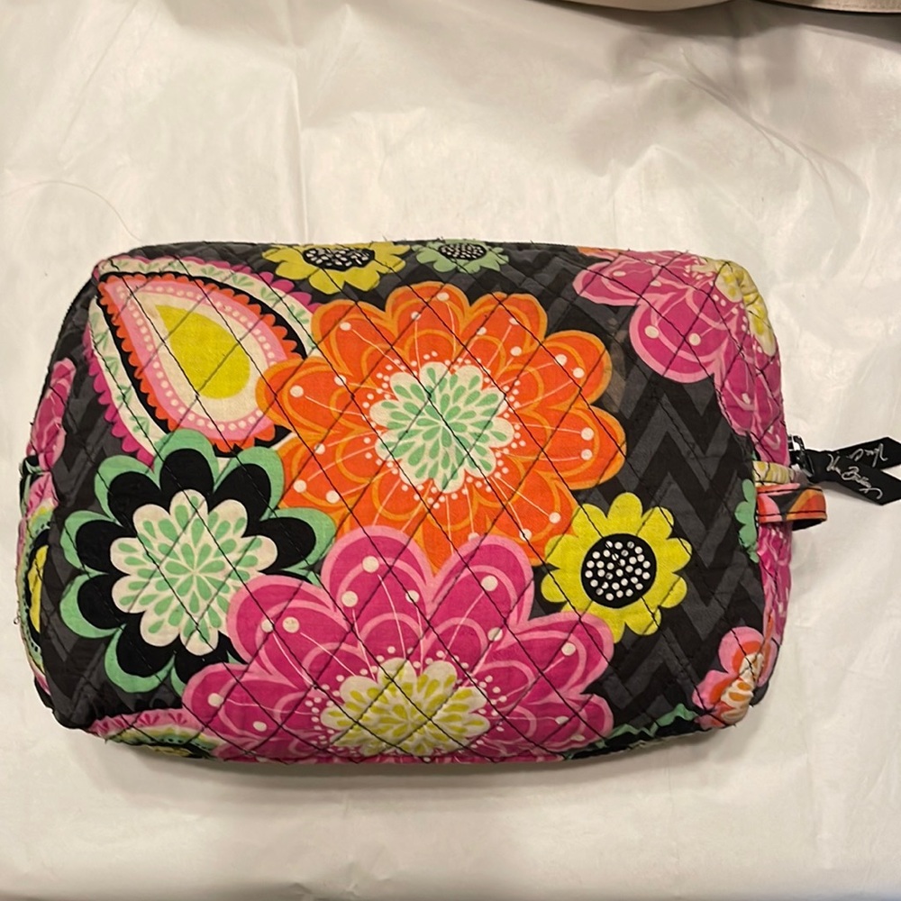 Vera Bradley travel toiletry/cosmetics bag
